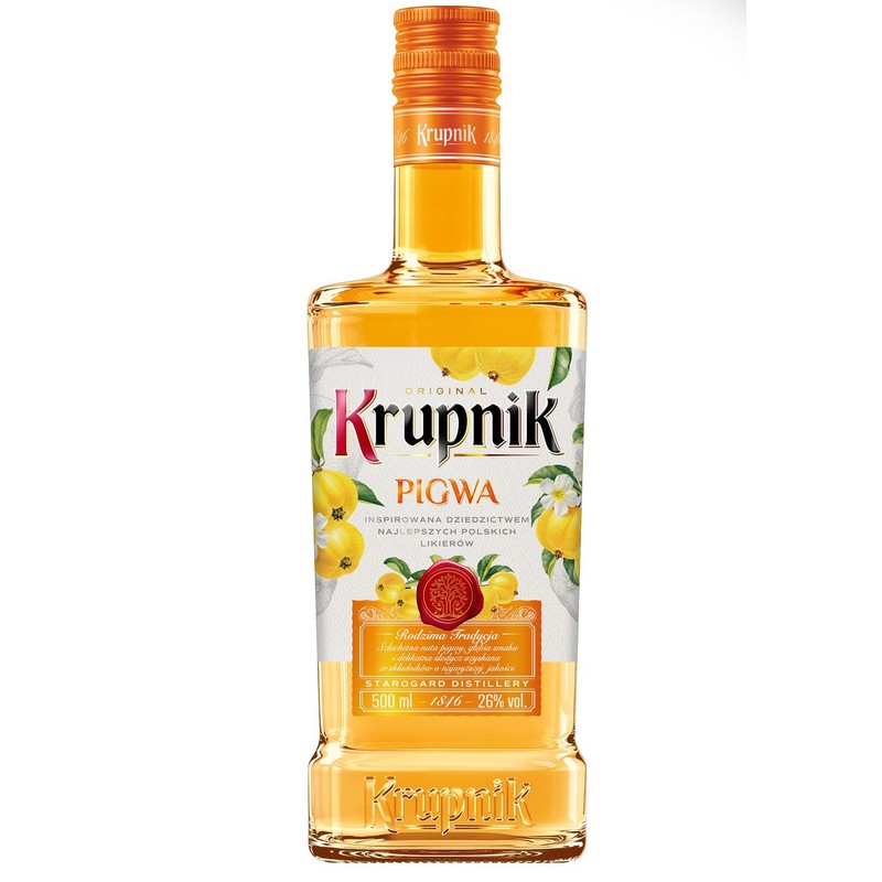Wódka smakowa Pigwowy alk. 26,0% obj. Krupnik 500 ml