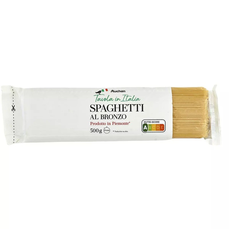 Makaron spaghetti al bronzo Auchan 500 g