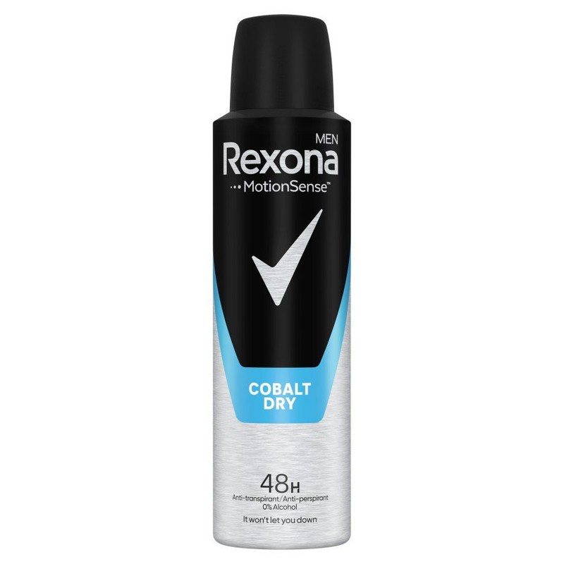 Antyperspirant dla mężczyzn Cobalt Dry  Rexona Men 150 ml