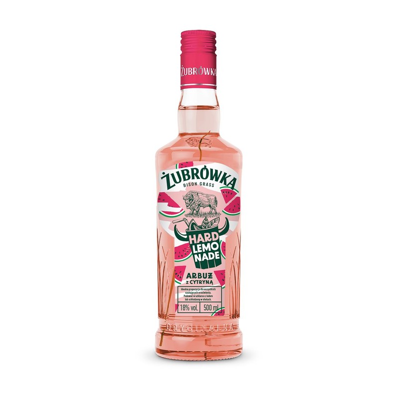 Wódka smakowa Hard Lemonade Arbuz z Cytryną alk. 18,0% obj. Żubrówka 500 ml
