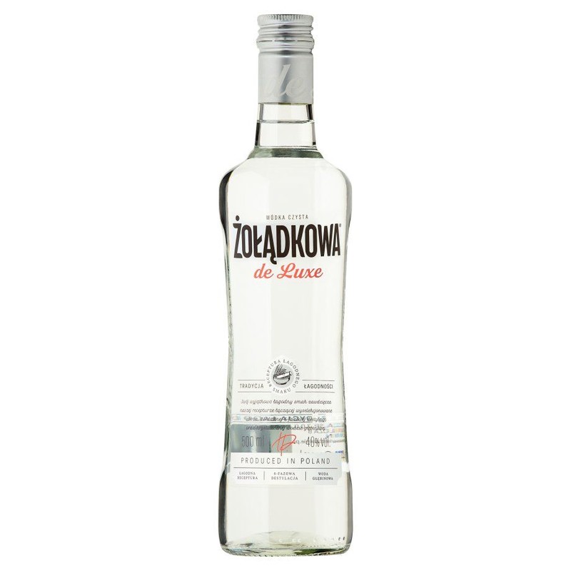 Wódka czysta DeLuxe alk. 40,0% obj. Żołądkowa 500 ml