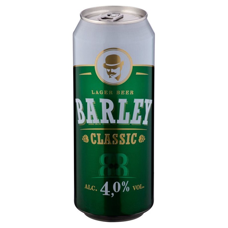 Classic piwo jasne pasteryzowane alk. 4% obj. Barley  500 ml