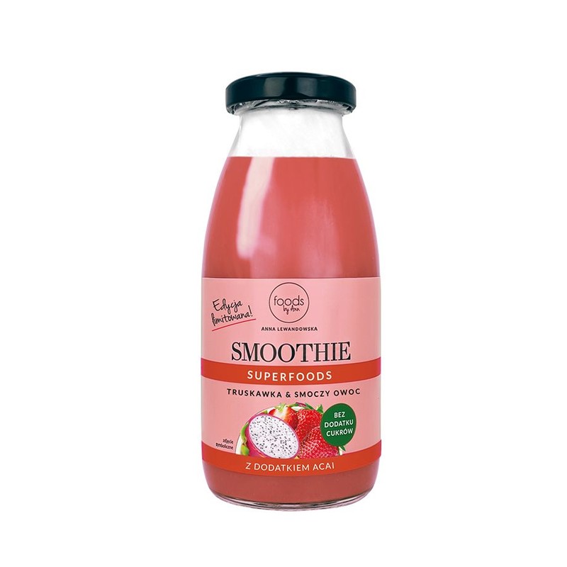 Smoothie superfoods truskawka & smoczy owoc Foods by Ann 250 ml