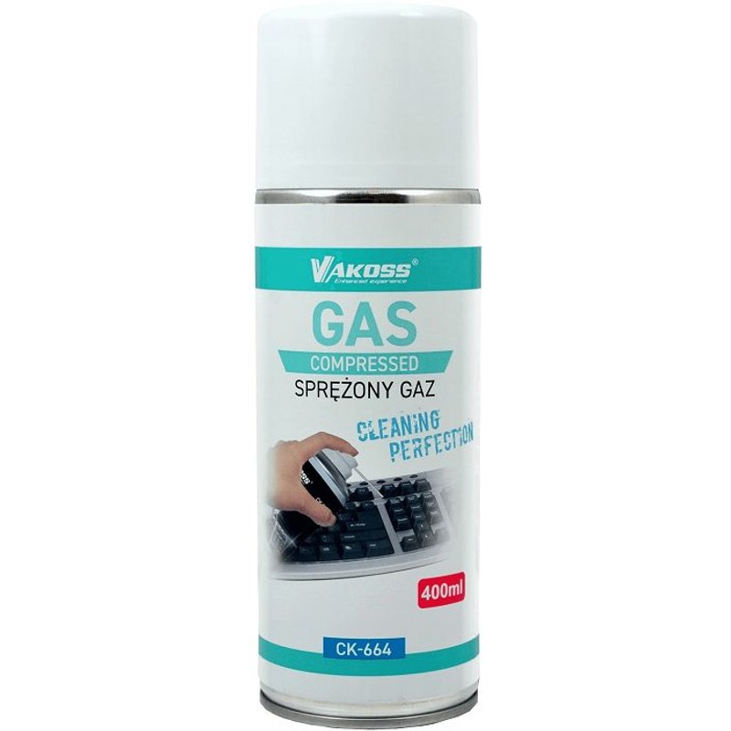 Sprężony gaz Vakoss 400 ml