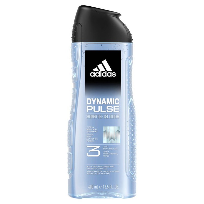 Żel pod prysznic Dynamic Pulce 3w1 Adidas 400 ml