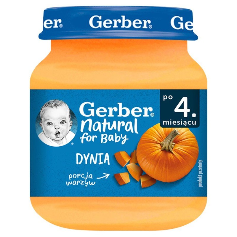 Deser puree z dyni po 4 miesiącu Gerber 125 g