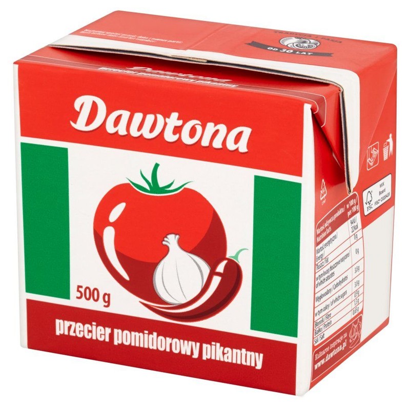 Przecier pomidorowy pikantny  Dawtona 500 g