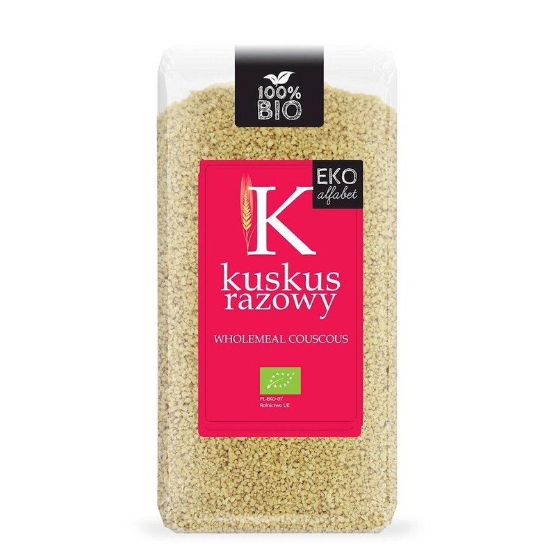 BIO Kuskus razowy EKO Alfabet 400 g