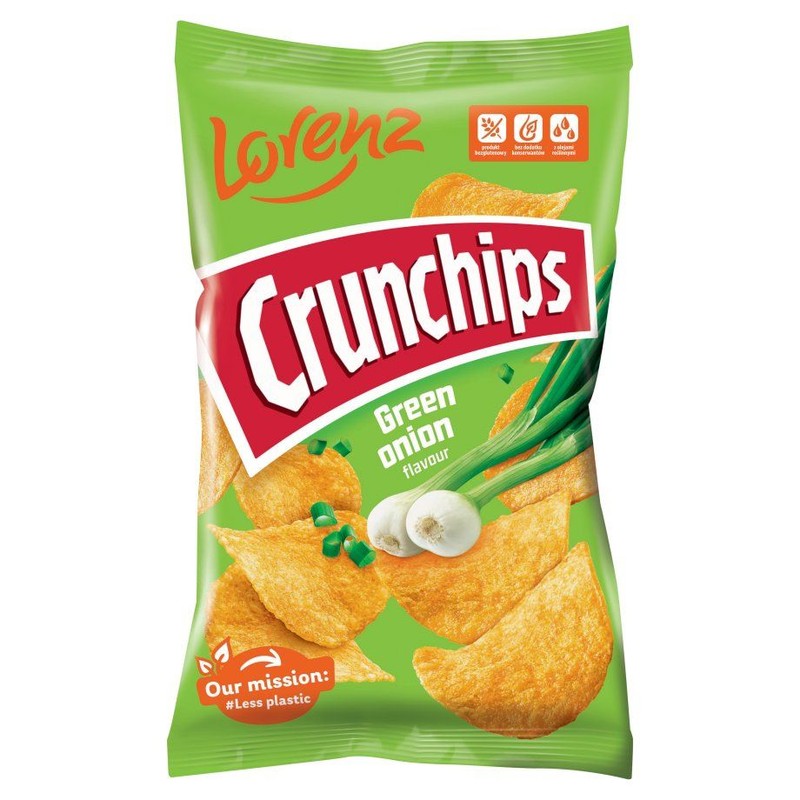 Chipsy ziemniaczane Green Onion Crunchips 130 g
