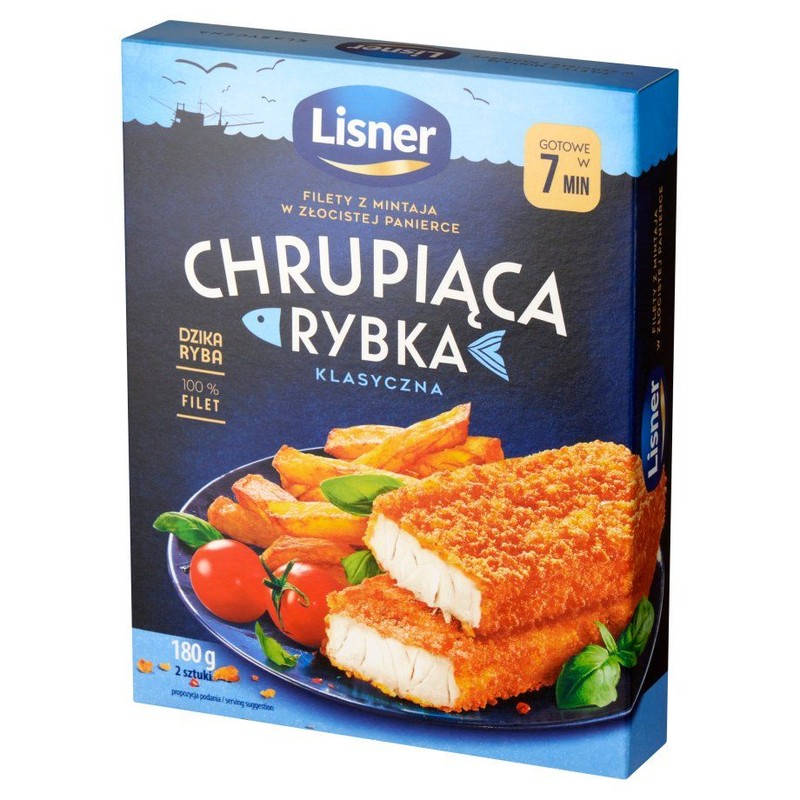 Chrupiąca rybka klasyczna Lisner 180 g