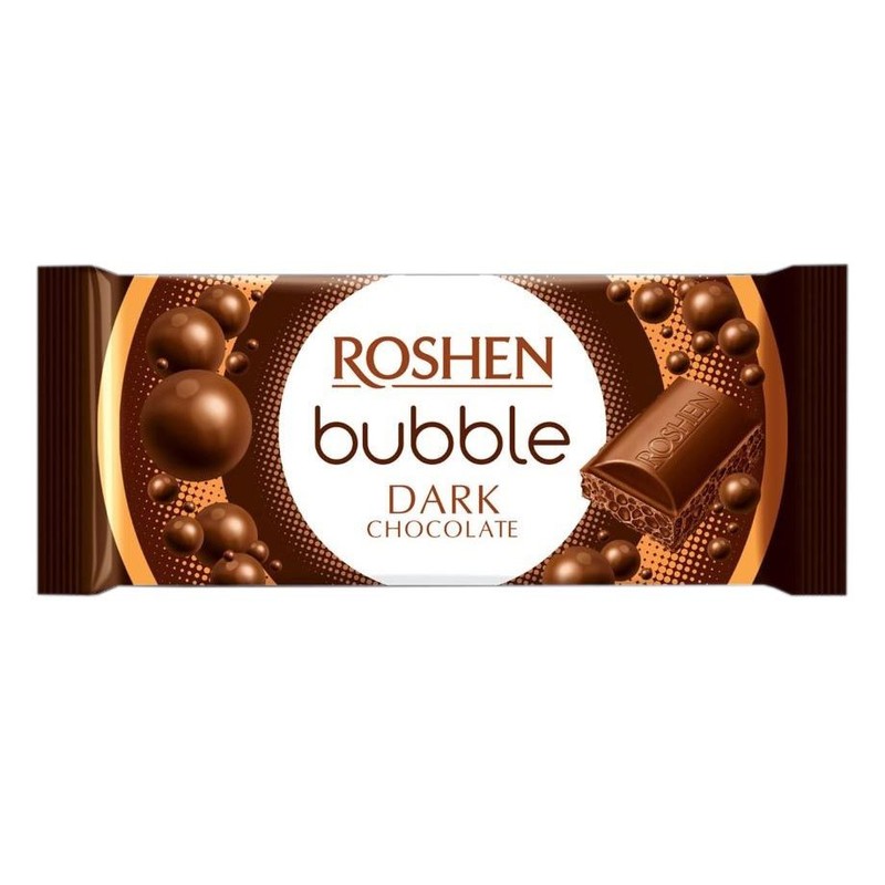 Czekolada gorzka bąbelkowa Roshen 80 g