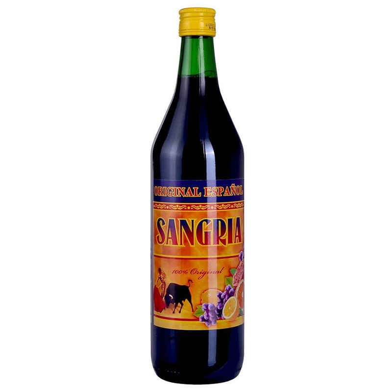 Wino hiszpańskie czerwone słodkie Original Espanol alk. 6,0% obj. Sangria 1 L