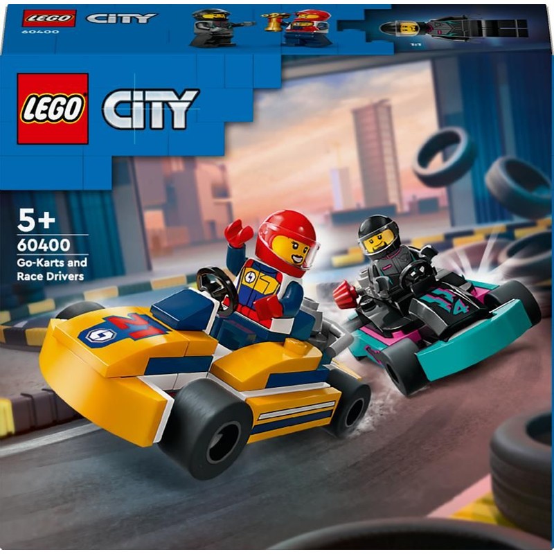 City Gokarty i kierowcy wyścigowi 60400 LEGO 1 sztuka