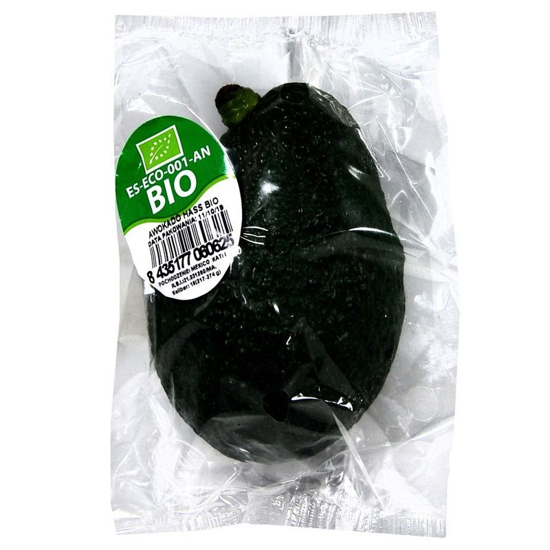 BIO Awokado Hass kaliber 16 Owoce  Auchan sztuka