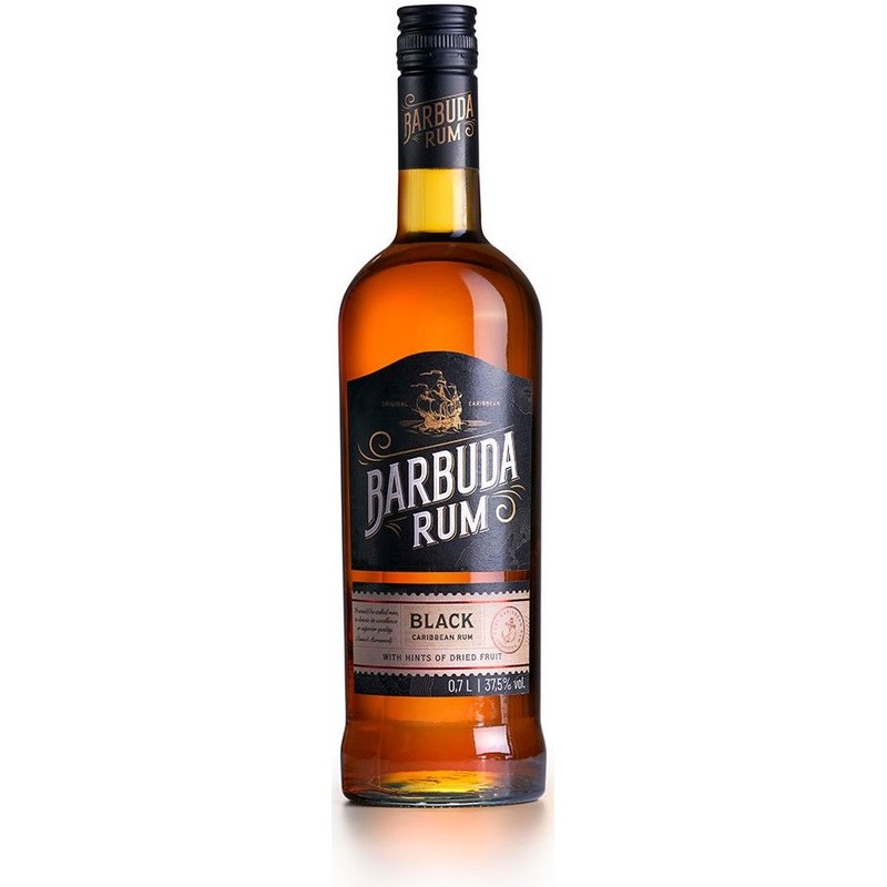 Rum Dark  alk.37.5% obj. BARBUDA 700 ml