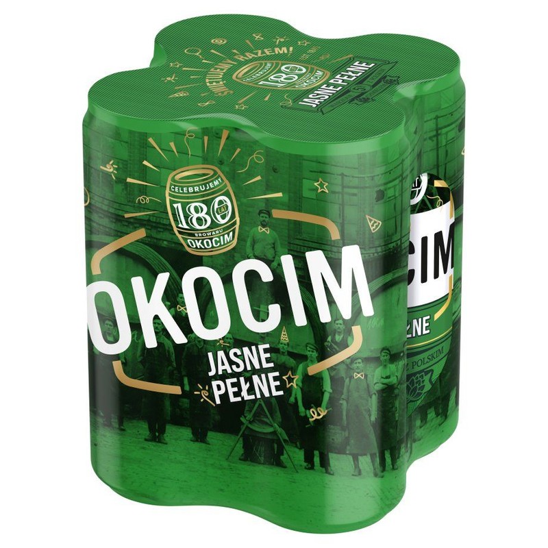 Piwo Premium Pils alk. 5,0% obj. Okocim 4 x 500 ml