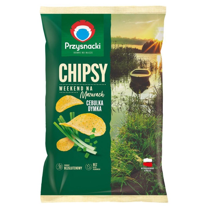 Chipsy o smaku cebulki dymki Przysnacki 130 g