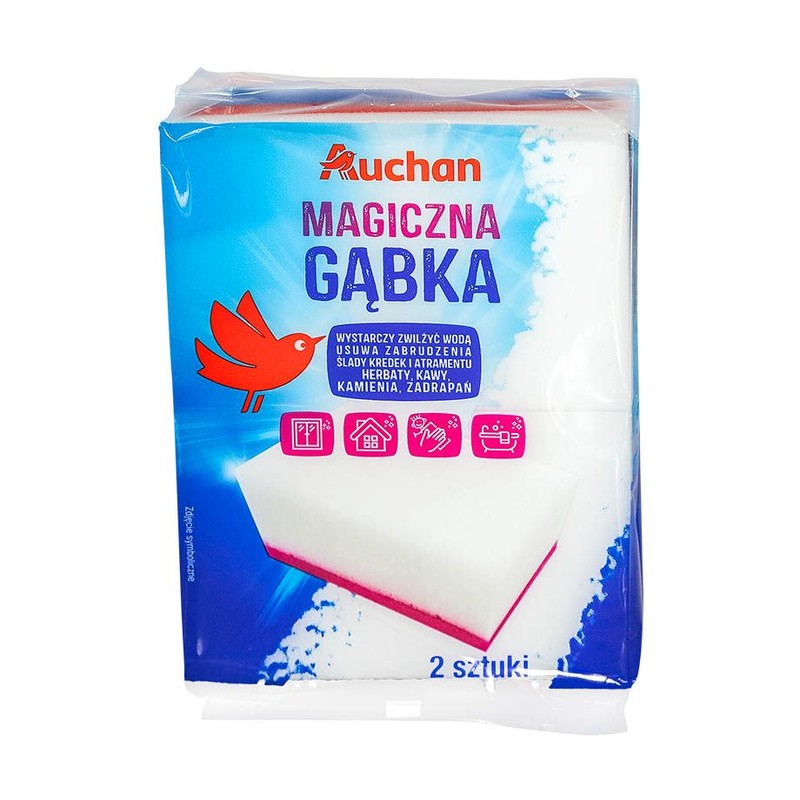 Magiczna gąbka  Auchan 2 sztuki
