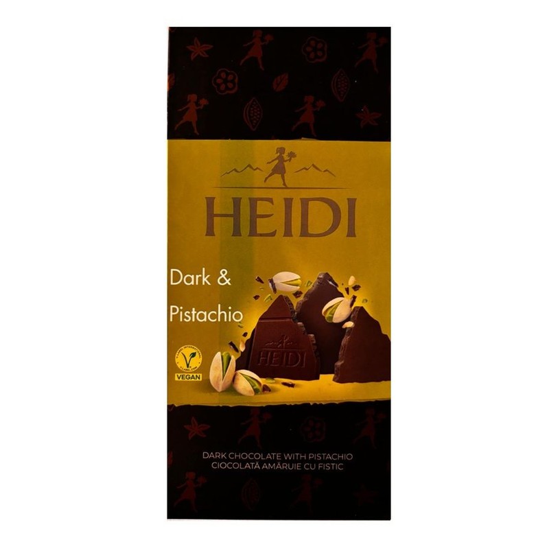 Czekolada Dark & Pistacchio   Heidi 3 x 80 g