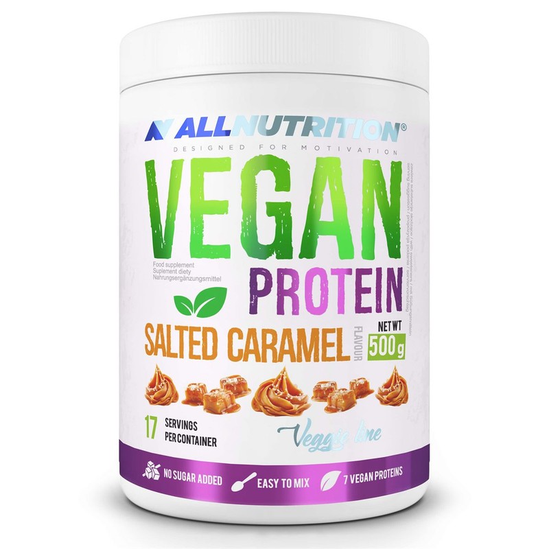 Vegan Protein słony karmel Allnutrition 500 g