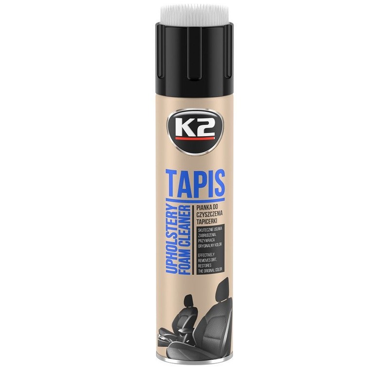 Pianka do czyszczenia tapicerki Tapis + szczotka K2 600 ml