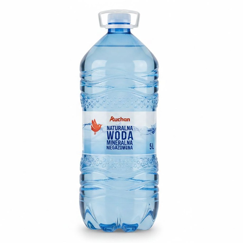 Woda mineralna niegazowana Auchan 5 l