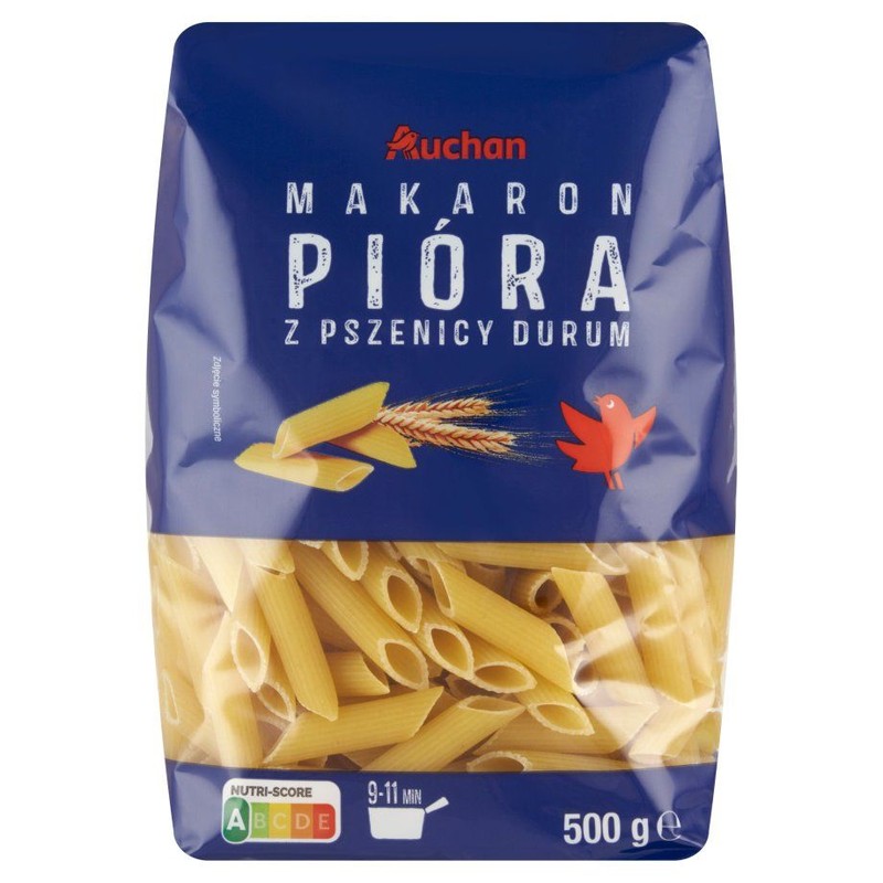 Makaron pióra penne rigate Auchan 500 g