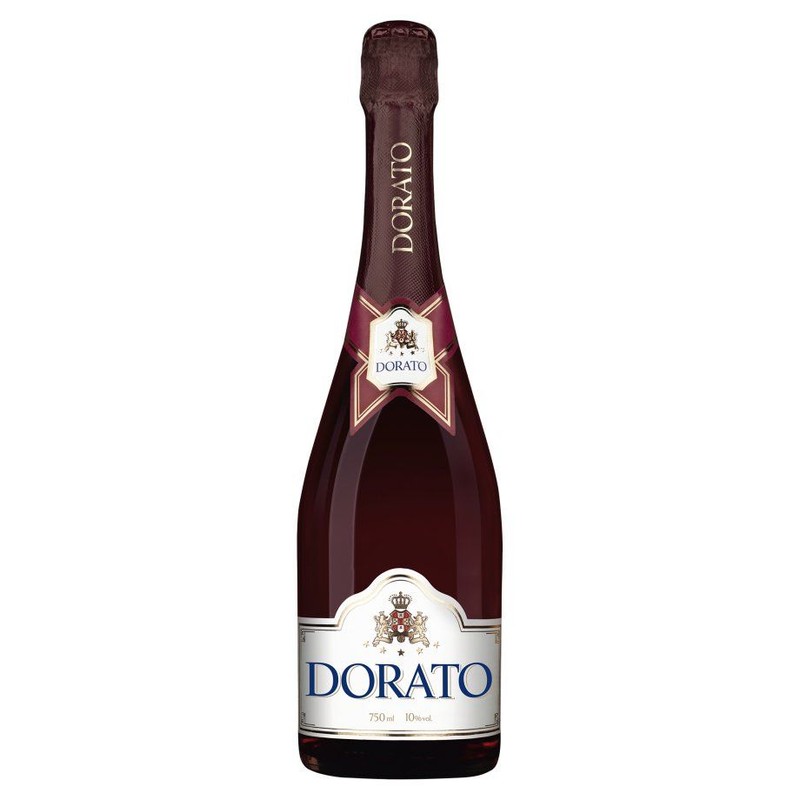 Wino musujące czerwone słodkie owocowe Rosso alk. 10% obj. Dorato 750 ml