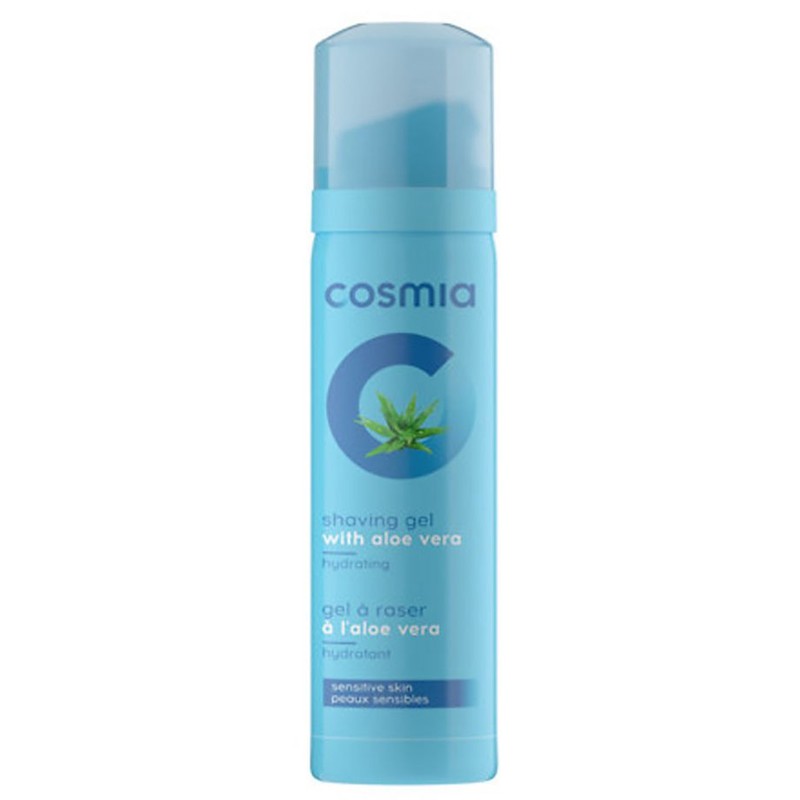 Żel do golenia z aloesem do skóry wrażliwej Cosmia 200 ml