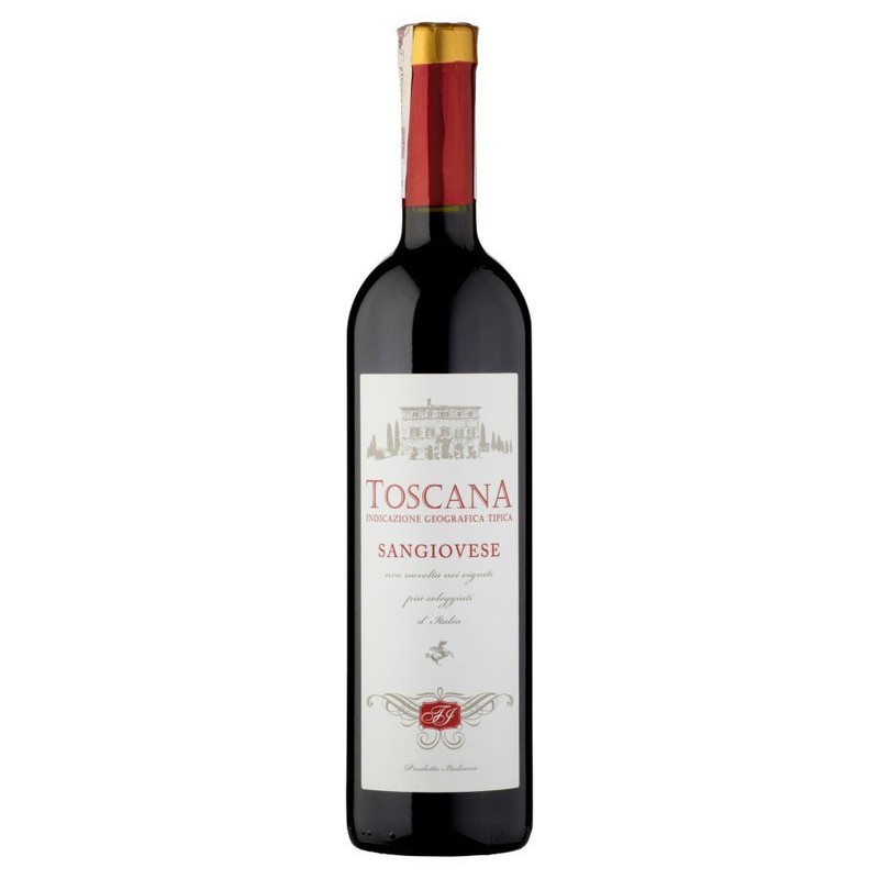Wino czerwone wytrawne Toscana 750 ml