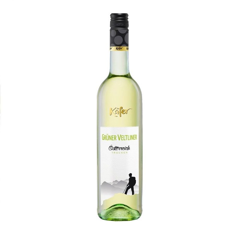 Wino austriackie białe wytrawne Gruner Veltliner alk. 12,0% obj. Käfer 750 ml