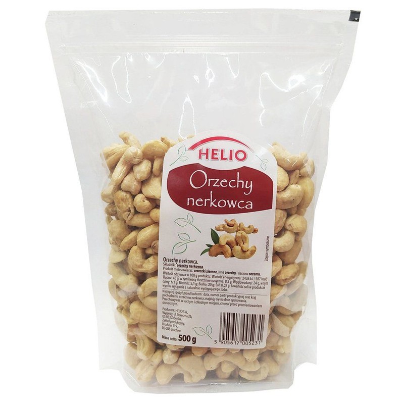 Orzechy nerkowca Helio 500 g
