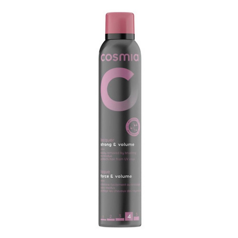 Lakier do włosów strong & volume 4 Cosmia 300 ml