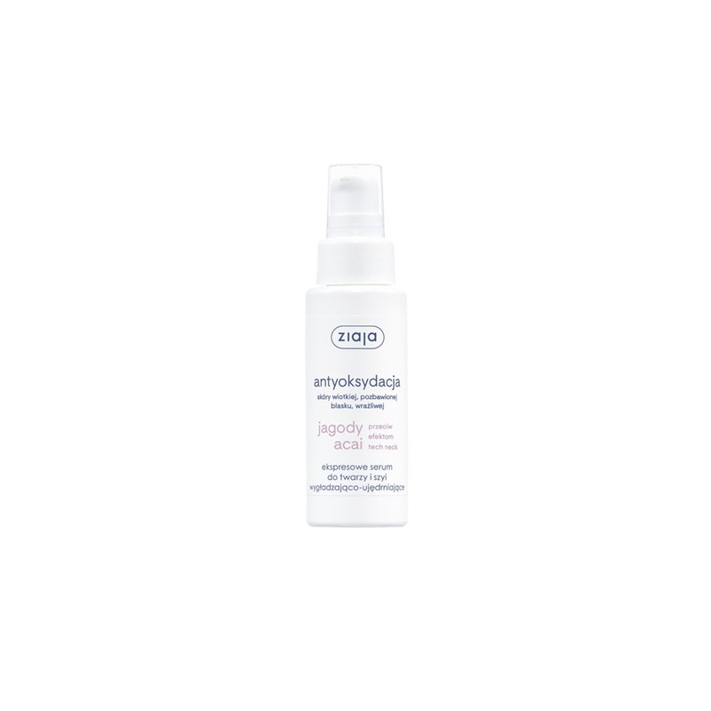 antyoksydacja Serum do twarzy i szyi wygładzająco-ujędrniające ZIAJA 50 ml