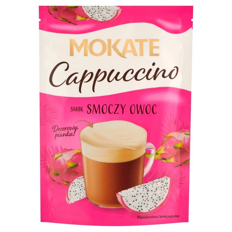 Cappuccino o smaku smoczy owoc Mokate 40 g