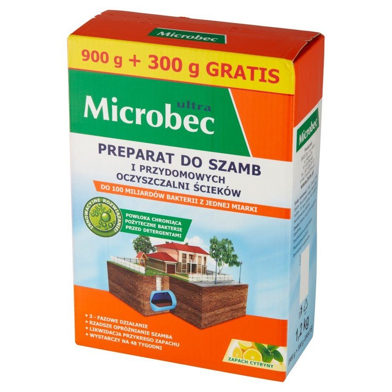 Preparat do szamba Mikrobec 900 g
