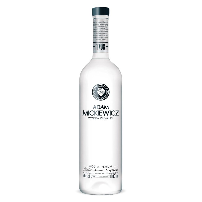 Wódka czysta alk.40% obj. Adam Mickiewicz 1 l