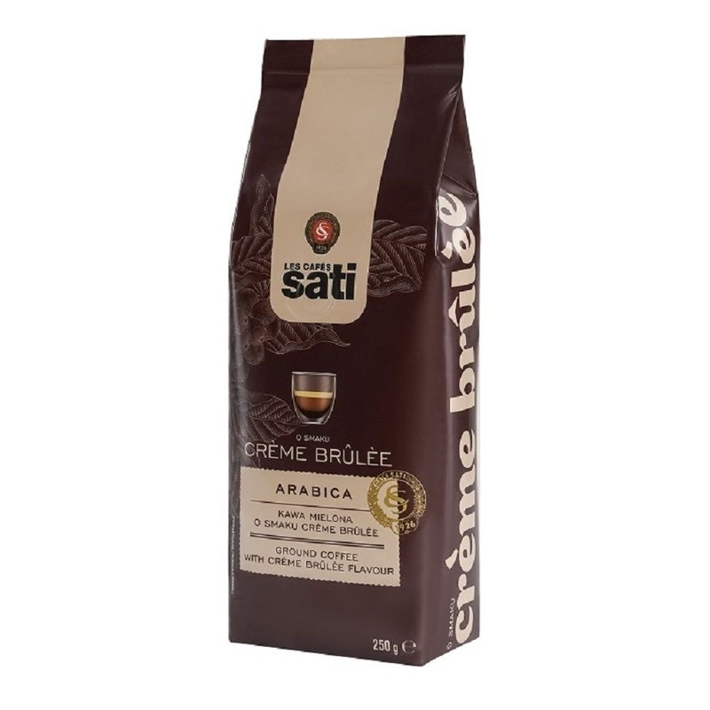 Kawa mielona o smaku creme brulée   Cafe Sati 250 g