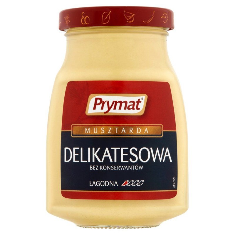 Musztarda delikatesowa. Prymat 185 g