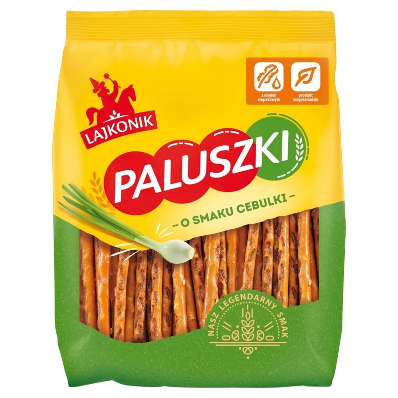 Paluszki o smaku cebulki Lajkonik 150 g