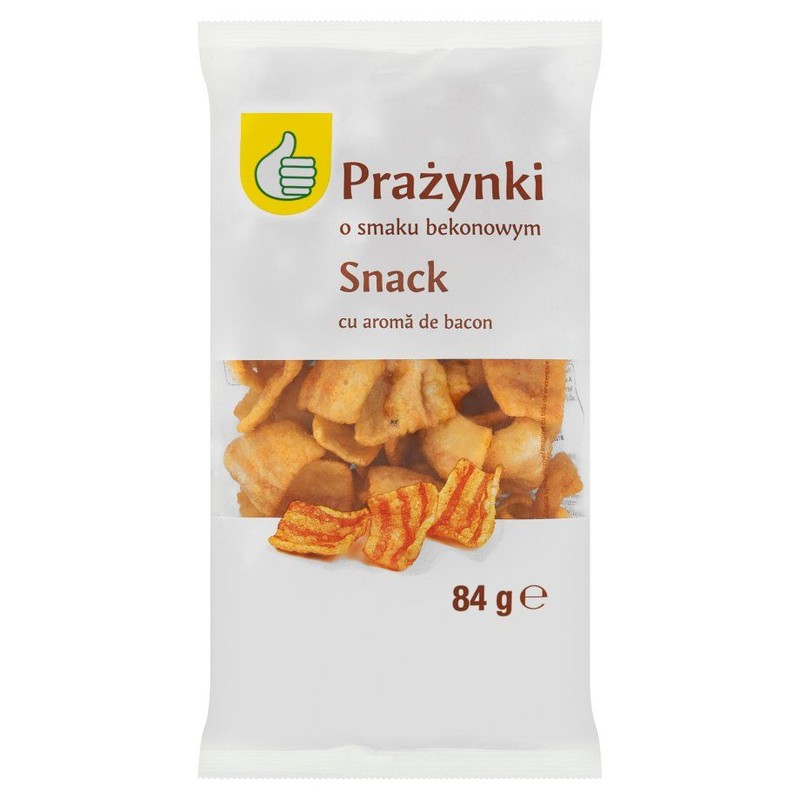 Prażynki o smaku bekonowym Auchan 84 g