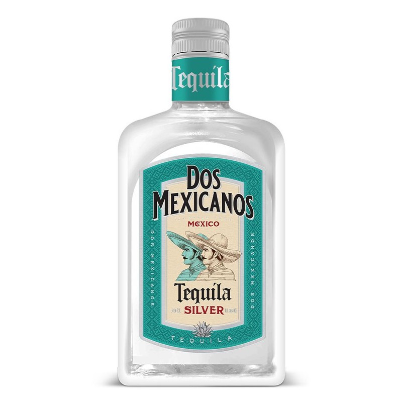 Tequila Silver alk. 38,0% obj. Dos Mexicanos 700 ml