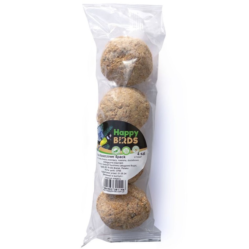 Kule tłuszczowe Happy Birds 4 x 90 g