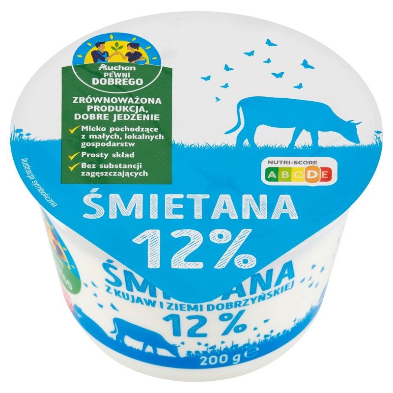 Śmietana 12% Pewni Dobrego 200 g