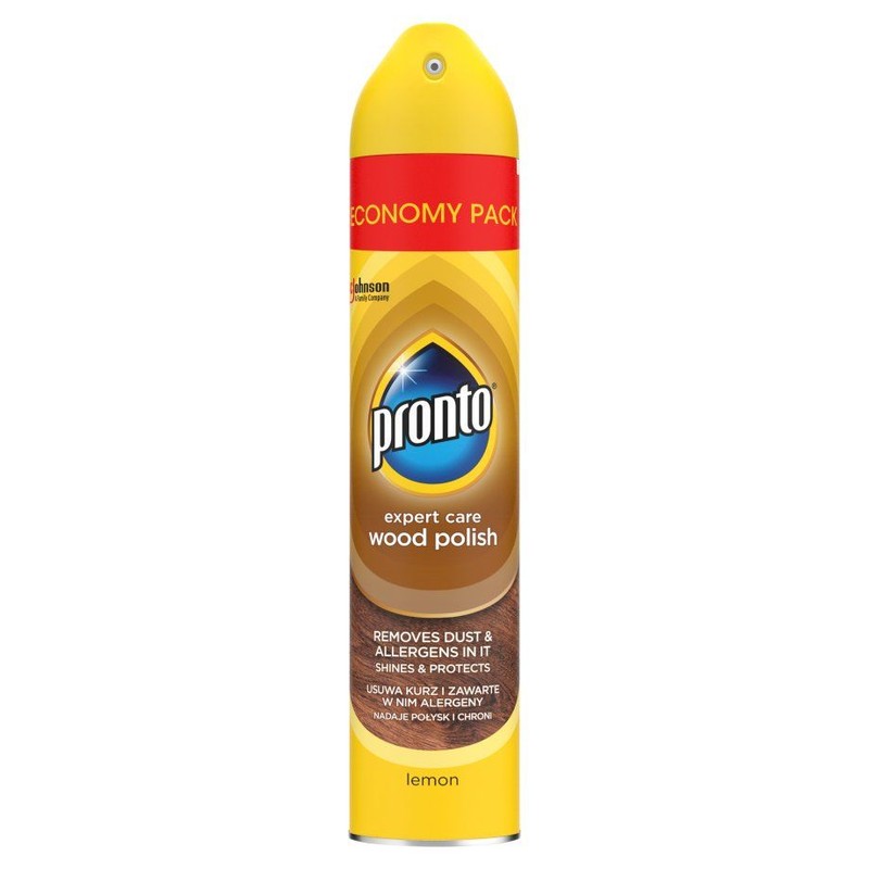 Spray do mebli drewnianych o zapachu cytrynowym Pronto 300 ml