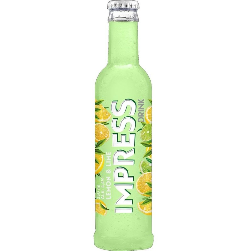 Drink Lemon and Lime alk. 4,4% obj. Impress  250 ml