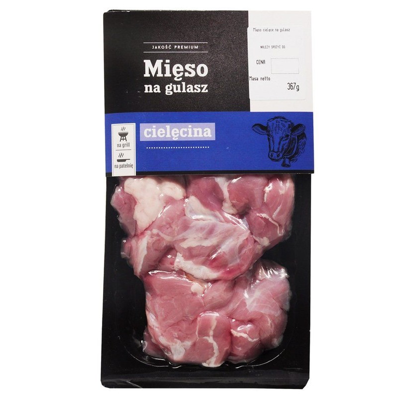 Mięso cielęce na gulasz Cielęcina na wagę ok. 250 g