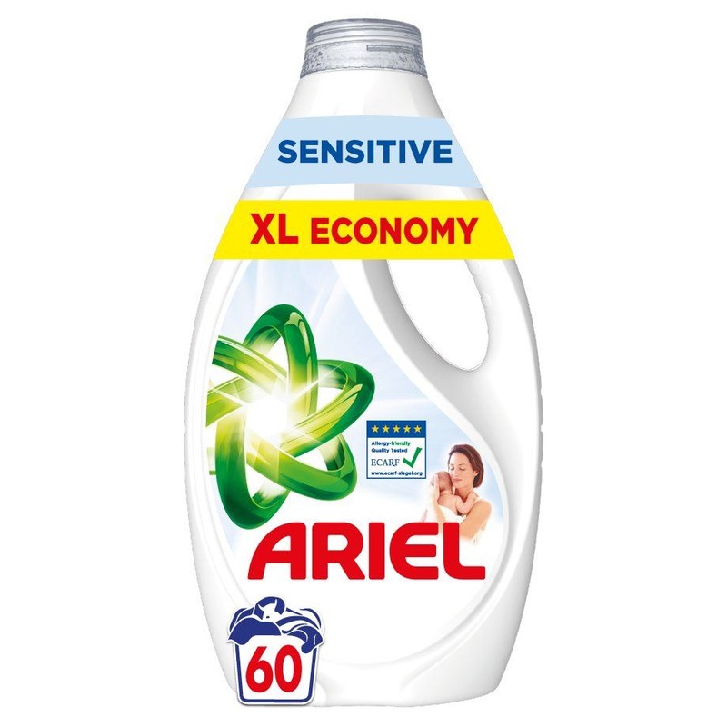 Płyn do prania Sensitive 60 prań Ariel 2,7 l