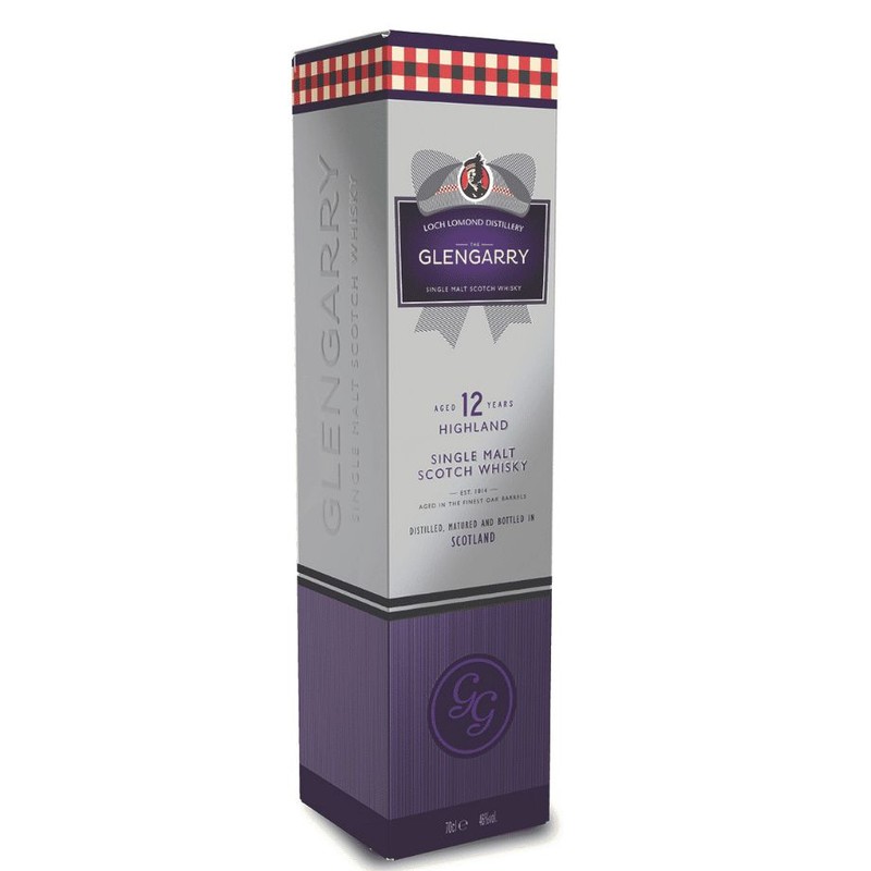 Whisky single malt 12YO alk. 46,0% obj. Glengarry 700 ml