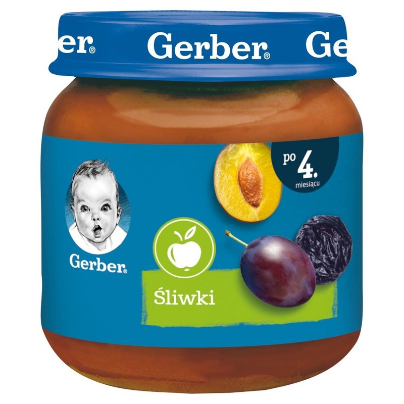 Śliwki po 4. miesiącu Gerber 125 g